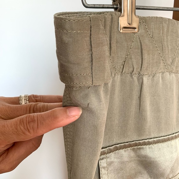 3.1 Phillip Lim Satin Cargo Belted Pant Olive green - Picture 14 of 16